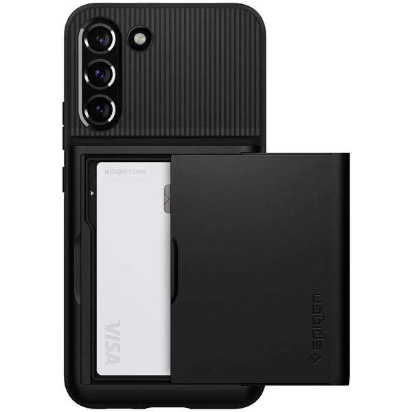 Spigen Slim Armor CS Backcover Samsung Galaxy S22 Plus - Zwart