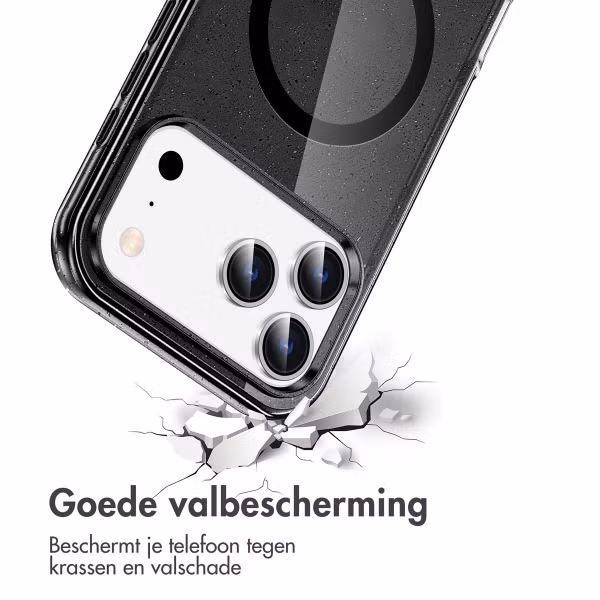 imoshion Sparkle Backcover met MagSafe Apple iPhone 17 Pro - Zwart