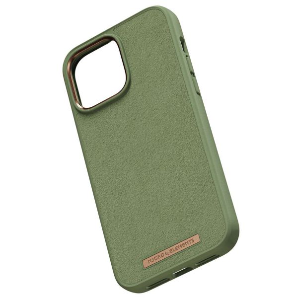 Njorð Collections Suède Comfort+ Case iPhone 14 Pro Max - Olive