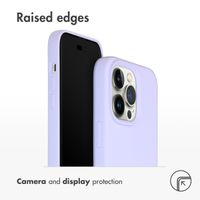 Accezz Liquid Silicone Back Cover Apple iPhone 14 Pro Max - Purple