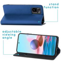 imoshion Slim Folio Bookcase  Xiaomi Redmi Note 10 (4G) / Note 10S - Blauw