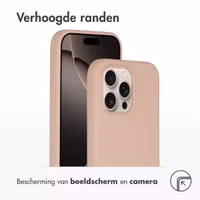 Accezz Liquid Silicone Backcover met MagSafe Apple iPhone 16 Pro Max - Roze