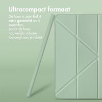 imoshion Origami Bookcase Apple iPad 9 (2021) 10.2 inch / iPad 8 (2020) 10.2 inch / iPad 7 (2019) 10.2 inch - Lichtgroen