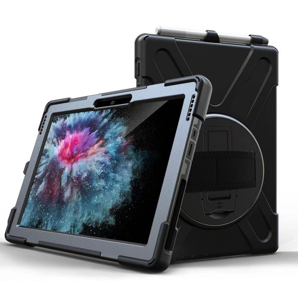 Accezz Full Protective backcover met strap Samsung Galaxy Tab Active 5 Pro / 4 Pro - Zwart