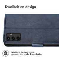 imoshion Luxe Bookcase Samsung Galaxy A14 (5G/4G) - Donkerblauw