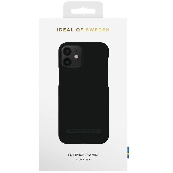 iDeal of Sweden Seamless Case Backcover iPhone 12 Mini - Coal Black