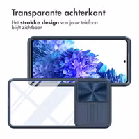 imoshion Camslider Backcover Samsung Galaxy S20 FE - Donkerblauw