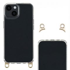 Selencia Backcover met afneembare haakjes Apple iPhone 14 - Transparant