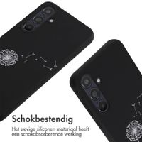 imoshion Siliconen design hoesje met koord Samsung Galaxy A55 - Dandelion Black