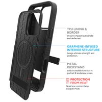 ZAGG Denali Snap KickStand Case met MagSafe iPhone 16 Pro Max - Zwart