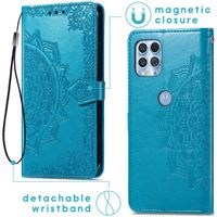 imoshion Mandala Bookcase Motorola Moto G100 - Turquoise