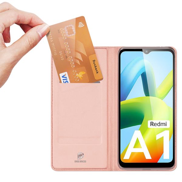 Dux Ducis Slim Softcase Bookcase Xiaomi Redmi A1 / A2 - Rosé Goud