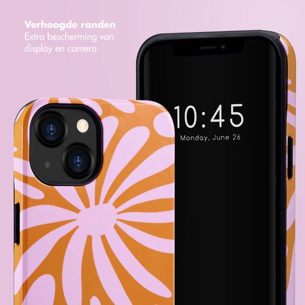 Selencia Vivid Backcover Apple iPhone 13 - Modern Bloom Pink