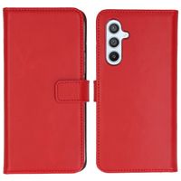 Selencia Echt Leren Bookcase Samsung Galaxy A54 (5G) - Rood