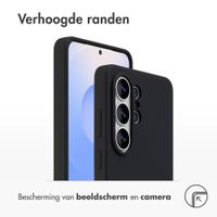 Accezz Liquid Silicone Backcover Samsung Galaxy S26 Ultra - Zwart