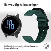 imoshion Rugged Nylon bandje  - Universeel 22 mm aansluiting - Donkergroen