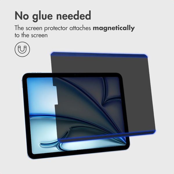 Accezz Magnetic privacy screen protector Apple iPad Pro 11 (2018/2020/2021/2022) / Air 5 (2022) / Air 4 (2020)