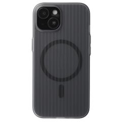 Accezz Lite Backcover met MagSafe | Fluted | Apple iPhone 15 - Matte Black