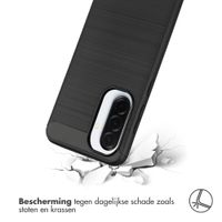imoshion Brushed Backcover Samsung Galaxy A37 (5G) - Zwart