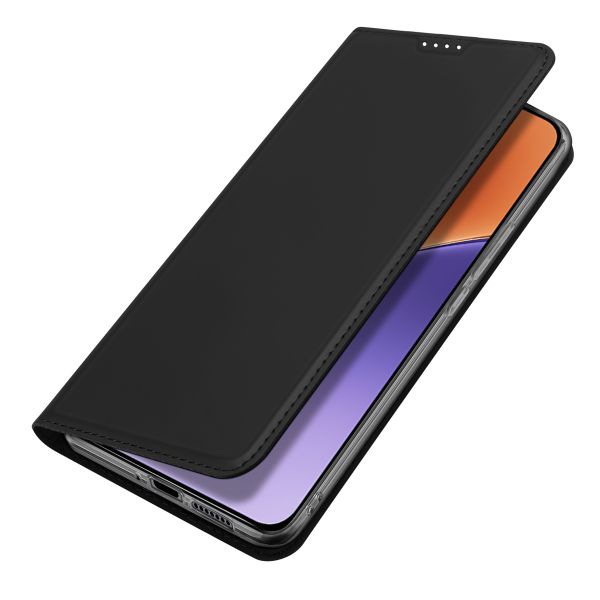 Dux Ducis Slim Softcase Bookcase Xiaomi 15 - Zwart