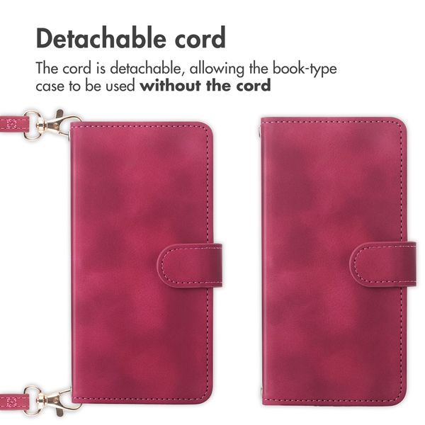 imoshion Bookcase with Strap Samsung Galaxy S26 - Red