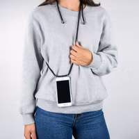 imoshion Backcover met koord Apple iPhone 8 Plus / 7 Plus - Zwart