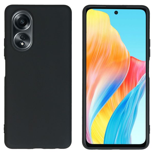 imoshion Color Backcover Oppo A58 (4G) - Zwart