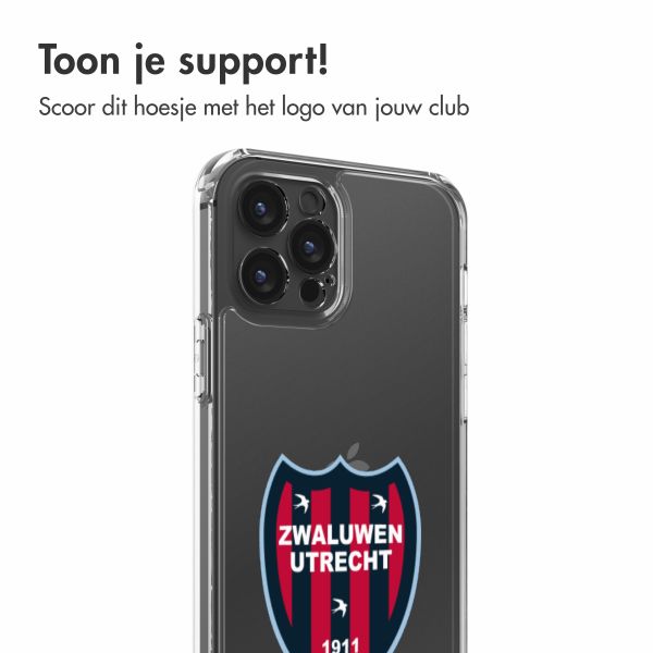 Clear Backcover Apple iPhone 12 (Pro) - Zwaluwen Utrecht '11