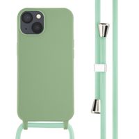 imoshion Silicone Case with Strap Apple iPhone 13 - Green