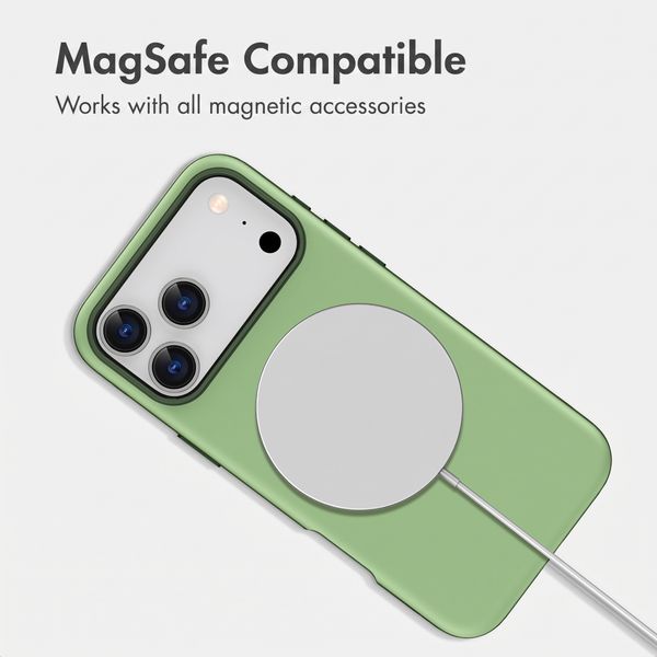 imoshion Color Backcover with Thin MagSafe Ring Apple iPhone 18 Pro Max / 17 Pro Max - Dark Green