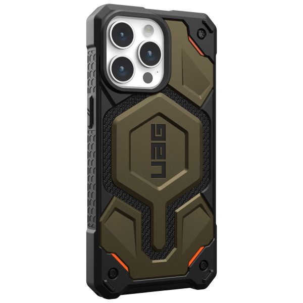 UAG Monarch Pro Backcover Apple iPhone 15 Pro Max - Kevlar Element Green