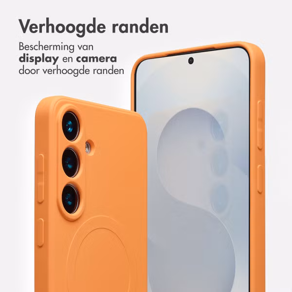 imoshion Color Backcover met MagSafe Samsung Galaxy S25 Plus - Neon Orange