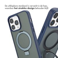 Accezz Ring Stand Backcover met MagSafe Apple iPhone 14 Pro Max - Blauw