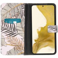 imoshion Design Softcase Bookcase Samsung Galaxy S22 Plus - Glamour Botanic