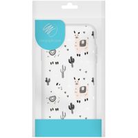 imoshion Design hoesje Samsung Galaxy A21s - Llama - Roze