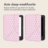 imoshion Design Vouwbare Bookcase Kobo Clara Colour / BW - Happy Dots