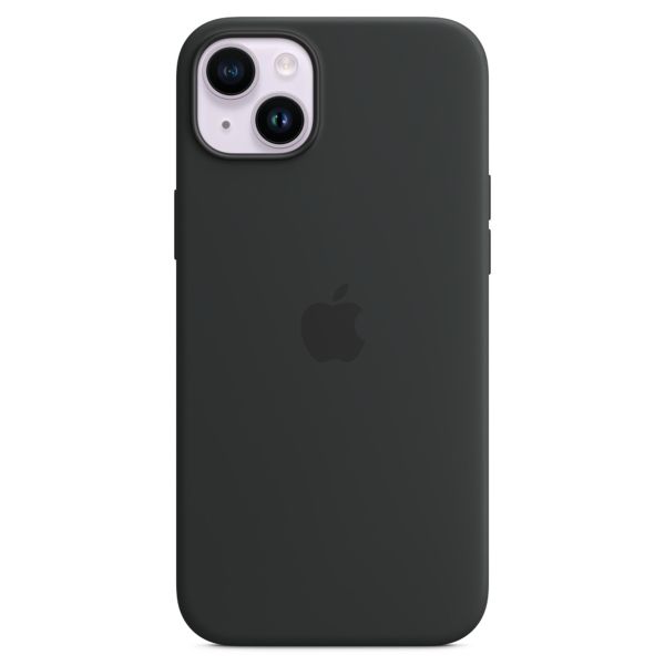 Apple Silicone Back Cover with MagSafe Apple iPhone 14 Plus - Midnight