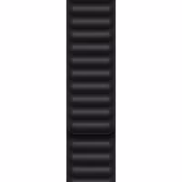 Apple Leather Link Apple Watch Series 1 t/m 9 / SE (38/40/41 mm) | Series 10 / 11 (42 mm) - Maat S/M - Midnight Blue