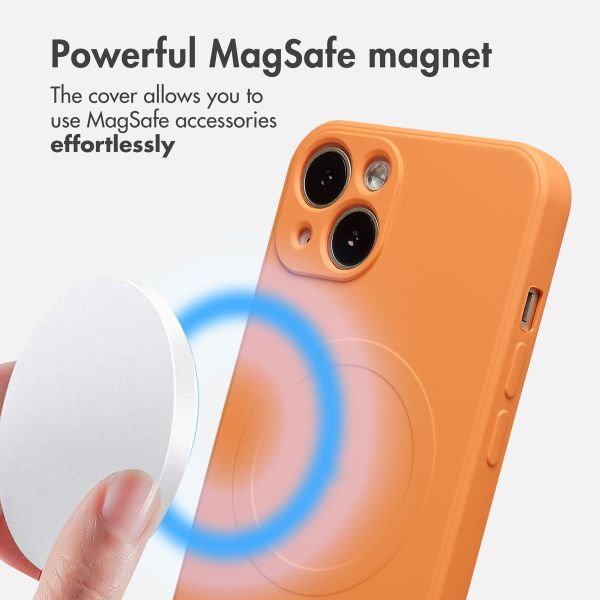 imoshion Colour Back Cover with MagSafe Apple iPhone 13 - Orange