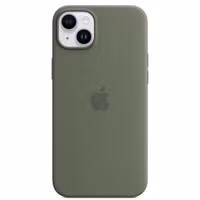Apple Silicone Backcover MagSafe voor de Apple iPhone 14 Plus - Olive