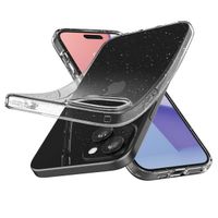 Spigen Liquid Crystal Glitter Backcover iPhone 15 Plus - Crystal Quartz