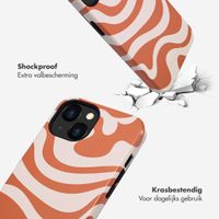 Selencia Vivid Tough Backcover iPhone 13 - Dream Swirl Orange