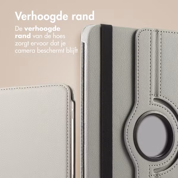 imoshion 360° draaibare Bookcase Samsung Galaxy Tab A11 Plus - Grijs