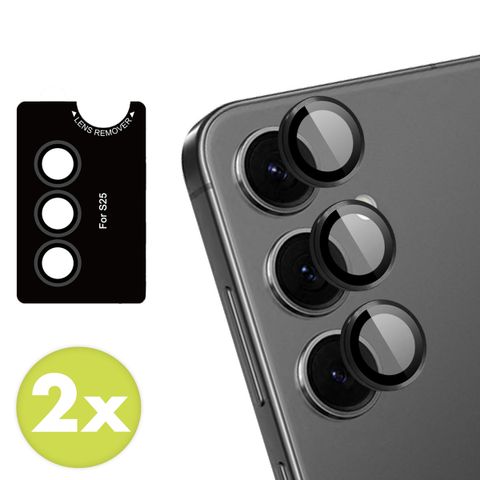 imoshion 2 Pack Camera lens protector Samsung Galaxy S25 Plus - Zwart