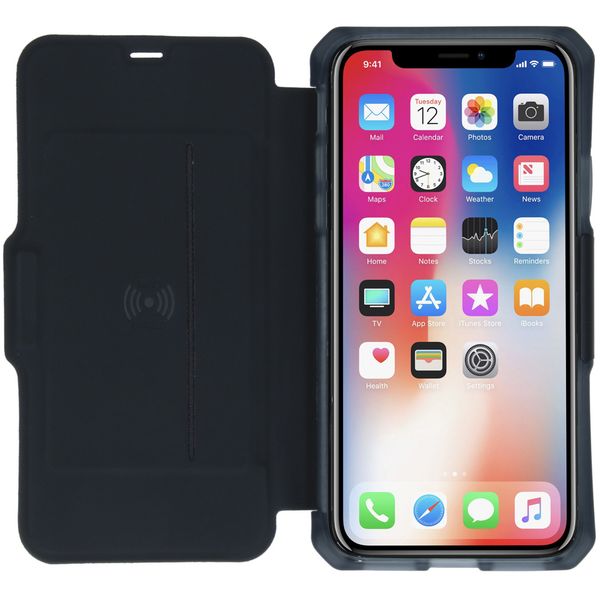 Itskins Spectrum Folio Bookcase iPhone Xs / X - Zwart