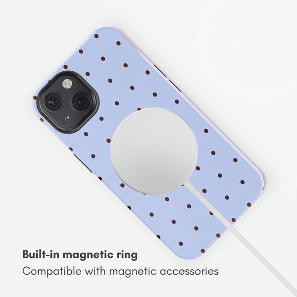 Selencia Vivid Back Cover with MagSafe Apple iPhone 13 - Happy Dots Digital Sky