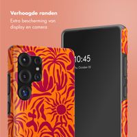 Selencia Vivid Tough Backcover Samsung Galaxy S25 Ultra - Tropical Vibes Apricot