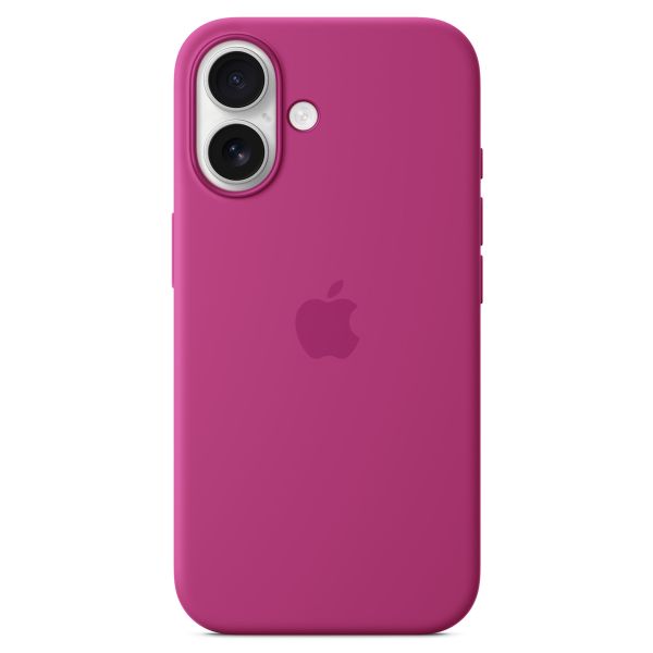 Apple Silicone Backcover MagSafe Apple iPhone 16 - Fuchsia