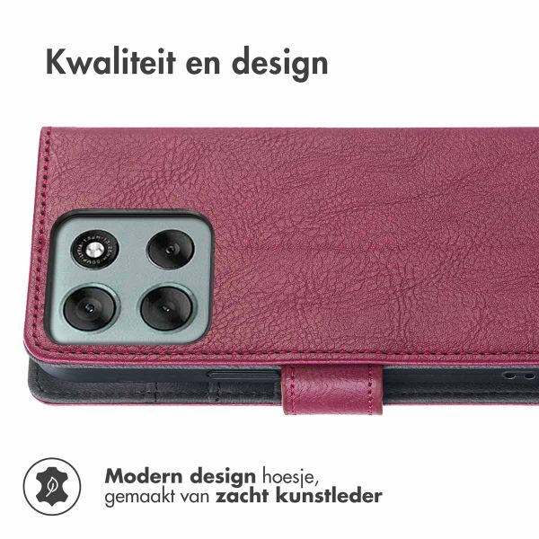 imoshion Luxe Bookcase Motorola Moto G86 Power - Bruin