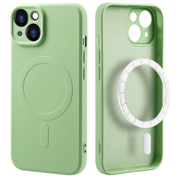 imoshion Color Backcover met MagSafe iPhone 14 - Groen